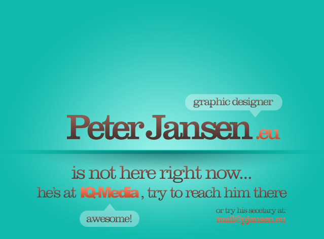 welkom op pjansen.eu